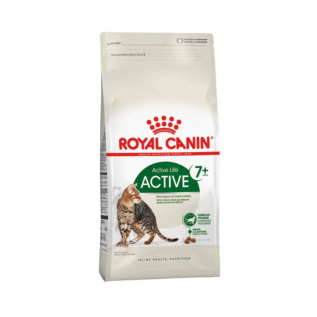 Alimento Royal Canin Gatos Adulto Active 7+ 1.5kg