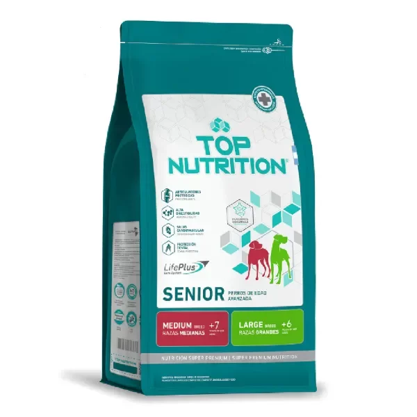 Alimento Top Nutrition Perros Senior