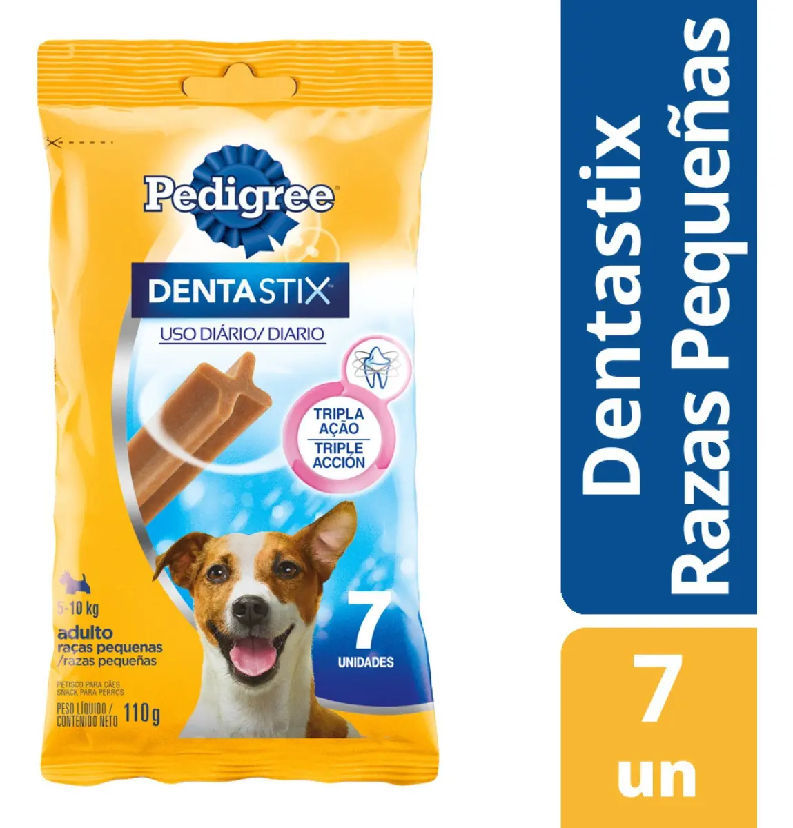 Alimento Pedigree Perros Snack Dentastix Small 8 paq x 7 unid 8kg