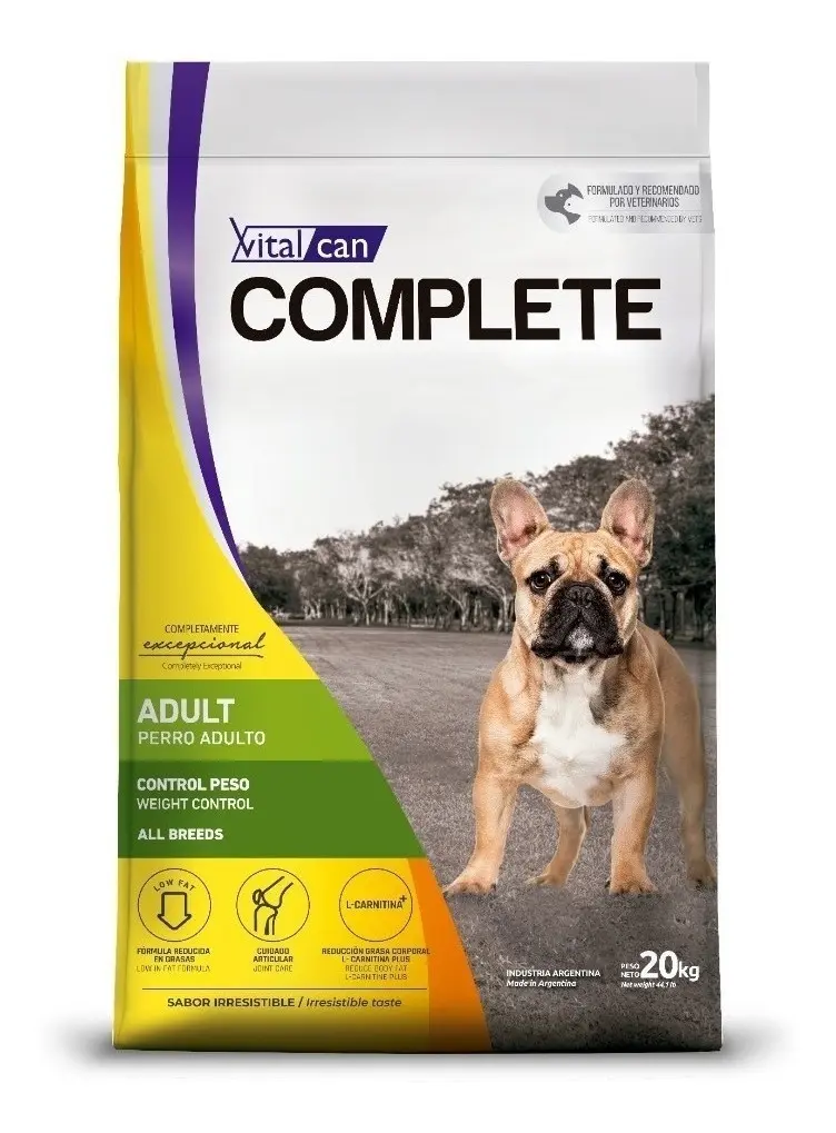 Alimento Vital Can Perros Adulto Control Peso All Ages 20kg