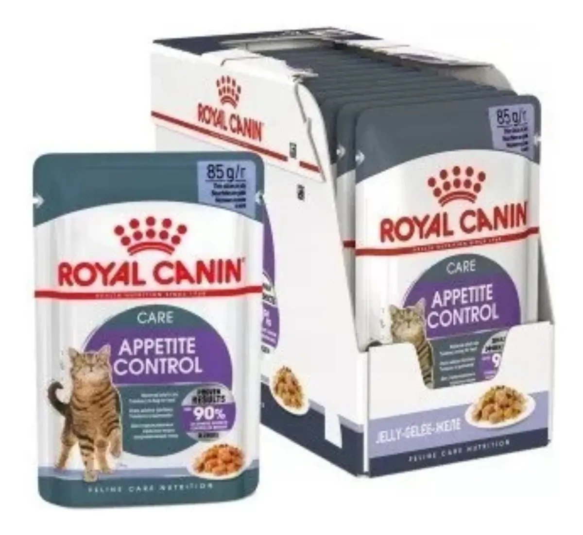 Alimento Royal Canin Gatos Adulto Appetite control (12*85g) 1.02kg