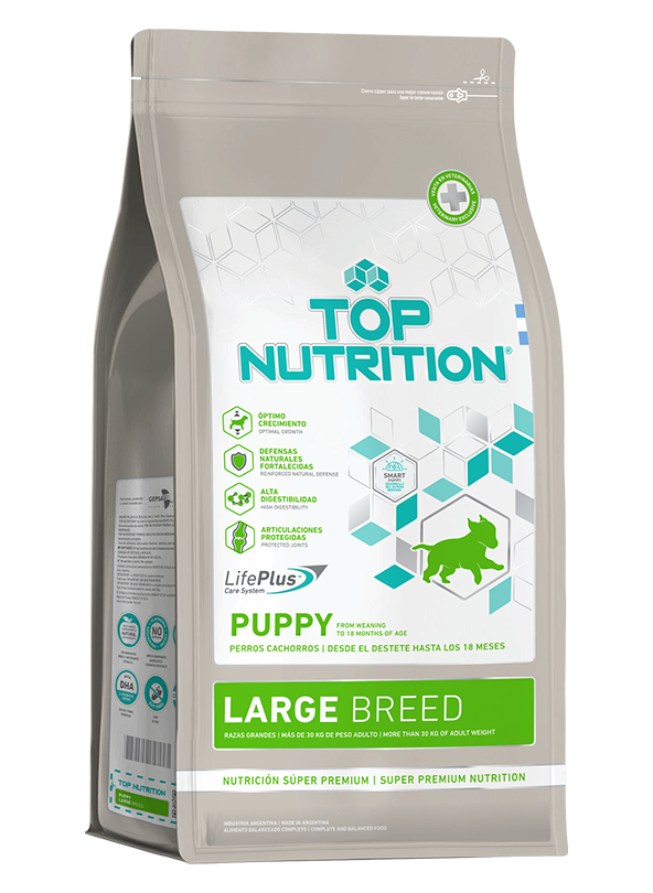 Alimento Top Nutrition Perro Cachorro – Raza Grande