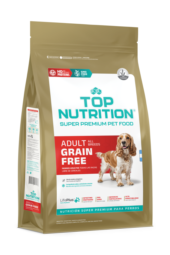 Alimento Top Nutrition Perro Adulto – Grain Free