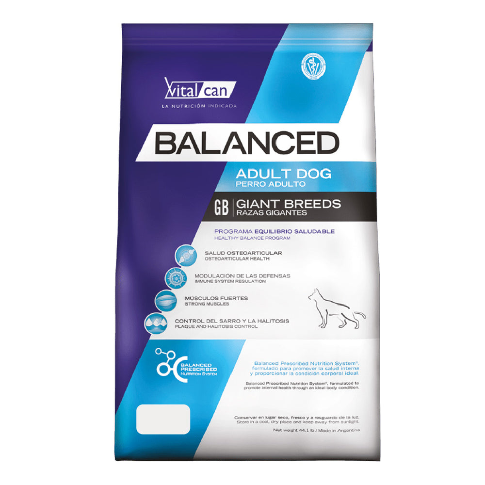 Alimento Vital Can Perros Adulto Raza Gigante 20kg