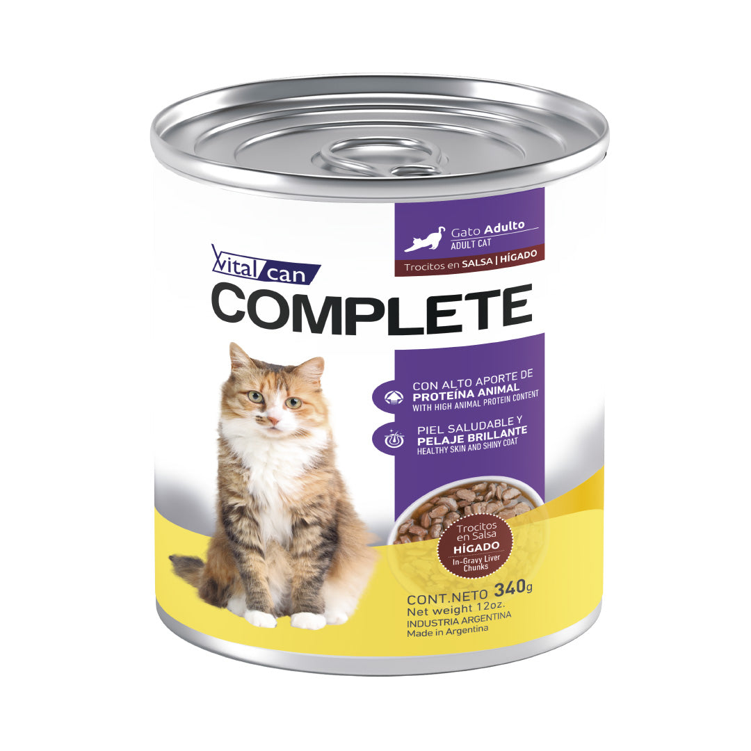 Lata Complete Gato Adulto Hígado – 340gr