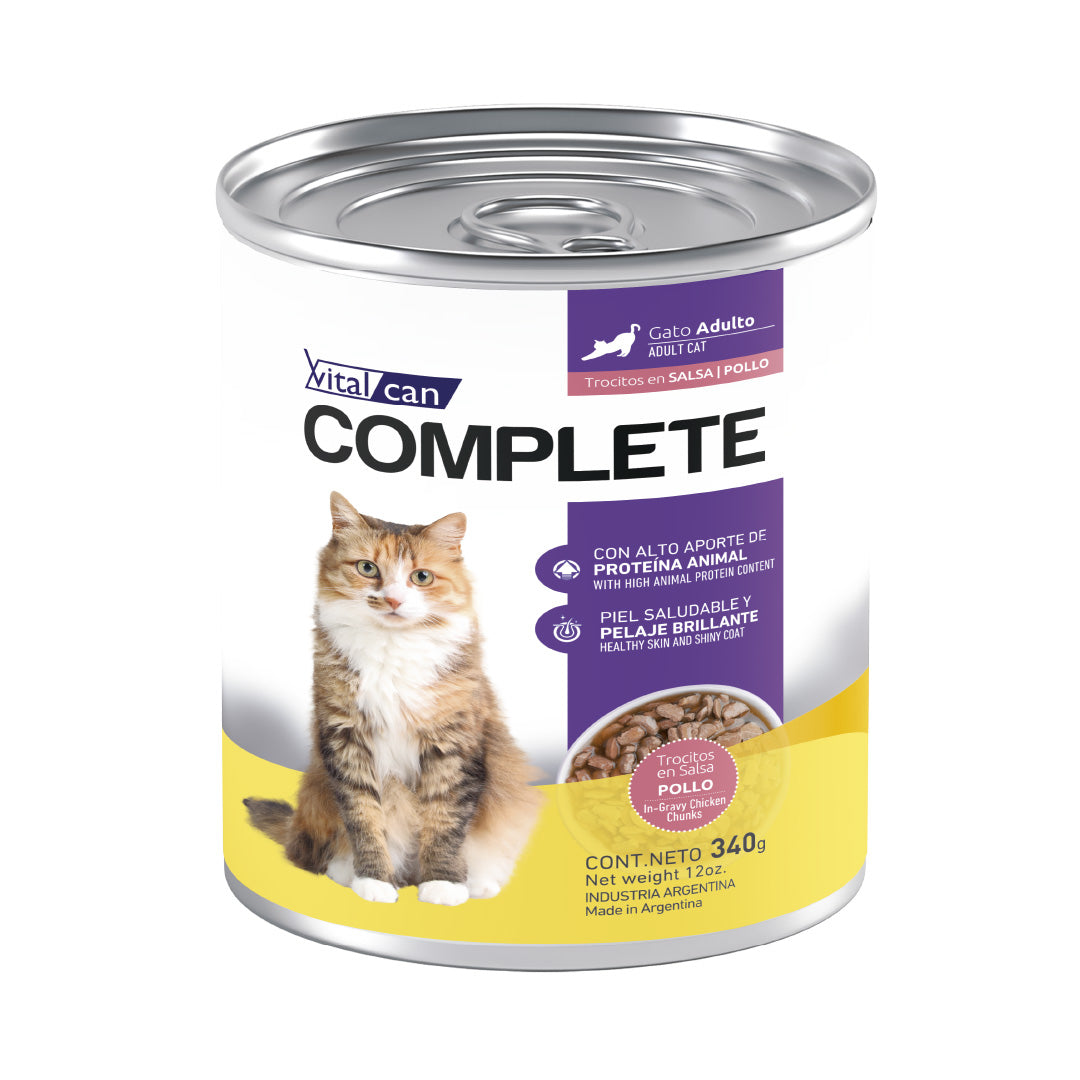 Lata Complete Gato Adulto Pollo – 340gr
