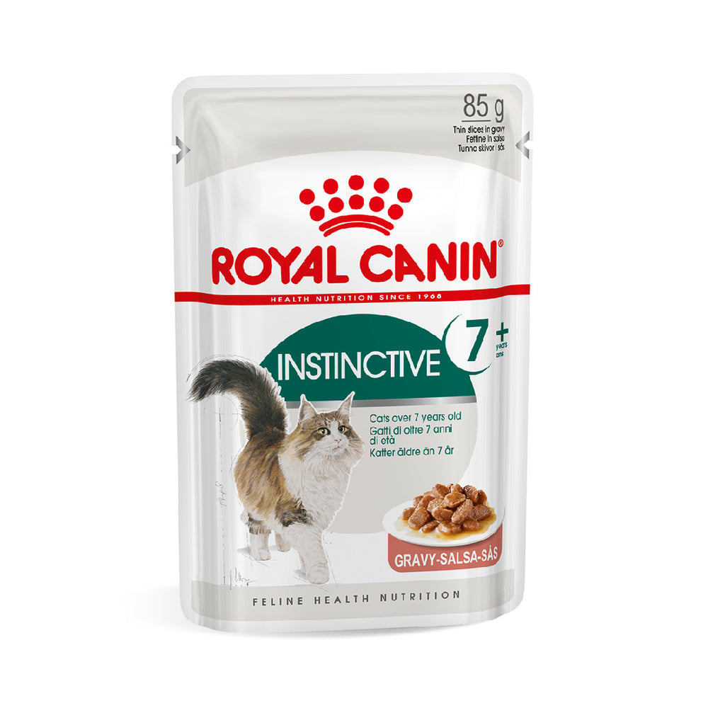 Alimento Royal Canin Gatos Senior Instinctive +7 pouch (12*85g) 1.02kg