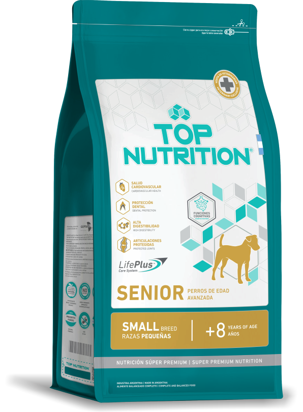 Alimento Top Nutrition Perro Senior – Raza Pequeña