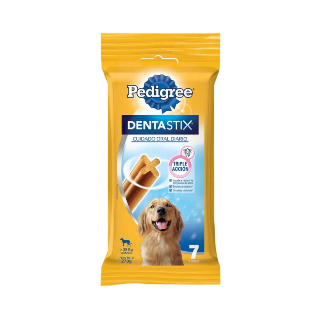Alimento Pedigree Perros Snack Dentastix Large 7 Paq x 7 unid 7kg