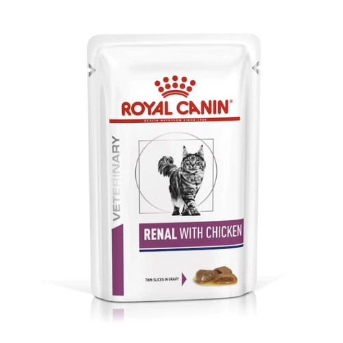 Alimento Royal Canin Gatos Medicado / Necesidades especiales Renal Cat pouch (12*85g) 1.02kg