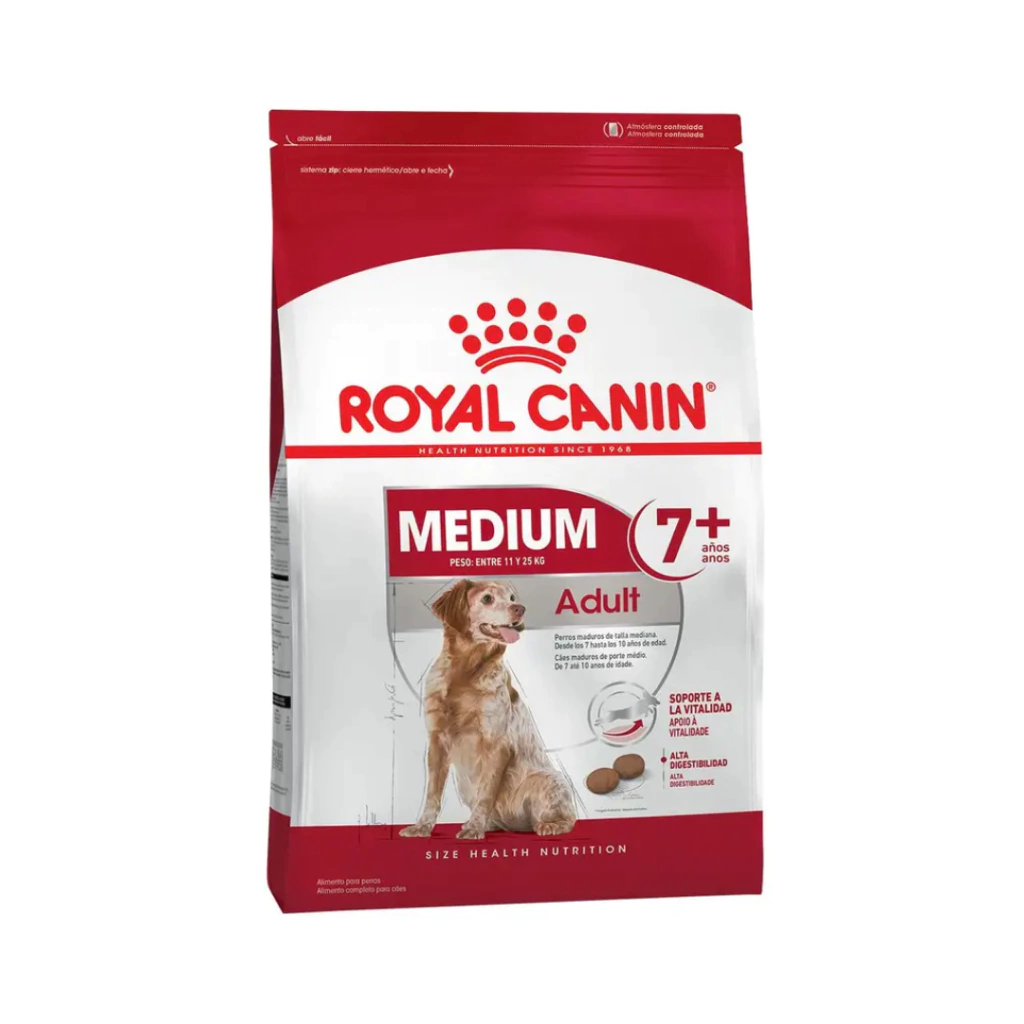 Alimento Royal Canin Perros Senior Medium +7