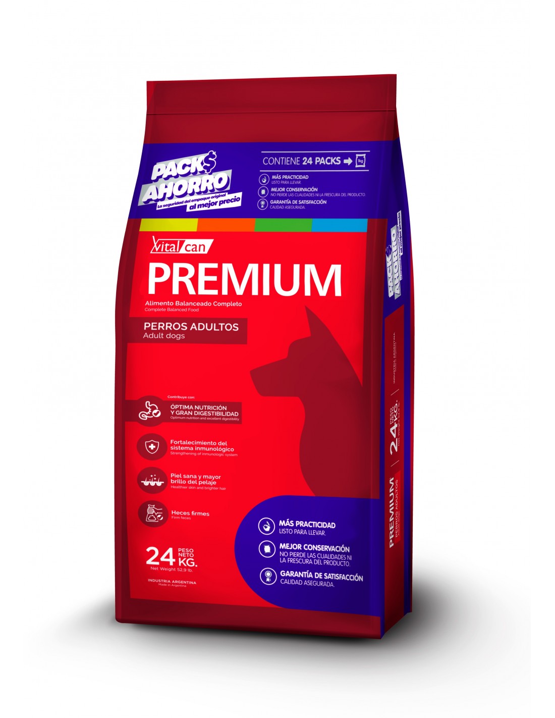 Alimento Vital Can Perros Adulto Premium Ad Safety Pack 24kg